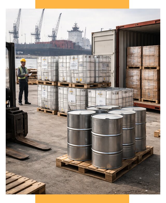 Доставка химического сырья из Индии от 257200 р. | СетСервис-Тар