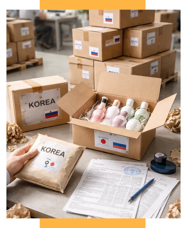 Доставка косметики из Кореи от 8745 р. под ключ | СетСервис-Тар