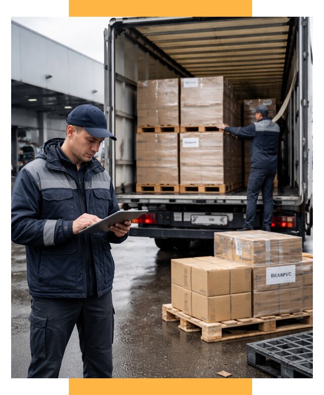 Доставка грузов из Беларуси от 15432 р. логистика СетСервис-Тар