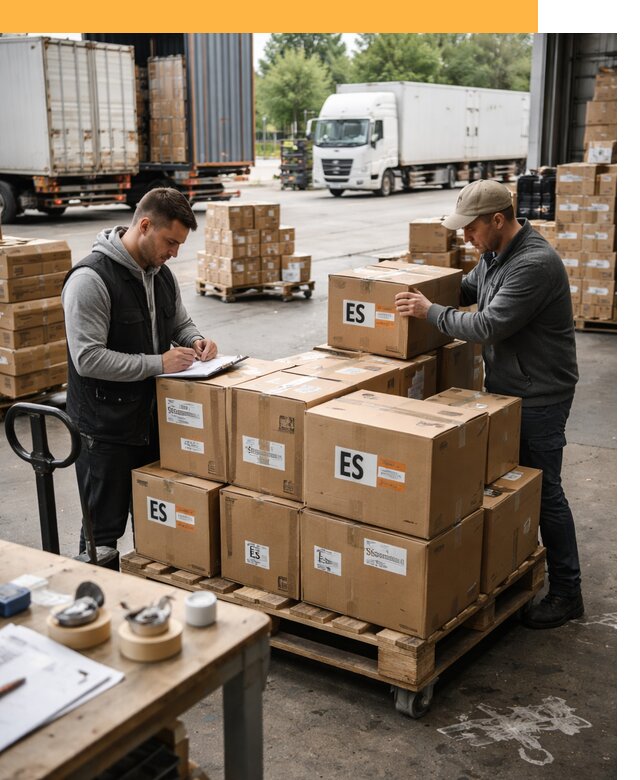 Доставка грузов в Испанию автотранспортом от 36008 руб