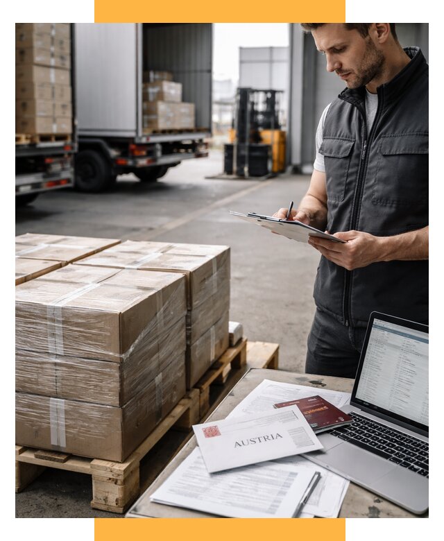 Доставка в Австрию от 66872 р. Логистика и экспорт СетСервис-Тар