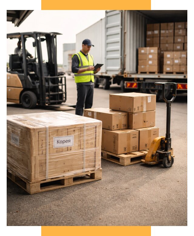 Доставка грузов в Корею из России от 36008 р. | СетСервис-Тар