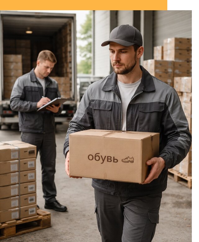 Международная перевозка обуви с таможенным оформлением от 4630