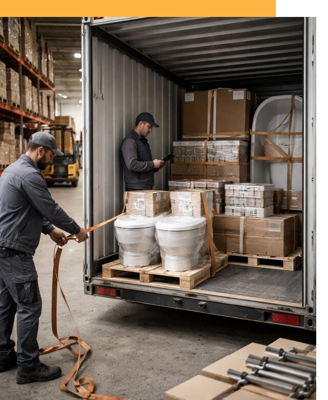 Перевозка сантехнического оборудования по России и миру от 1852