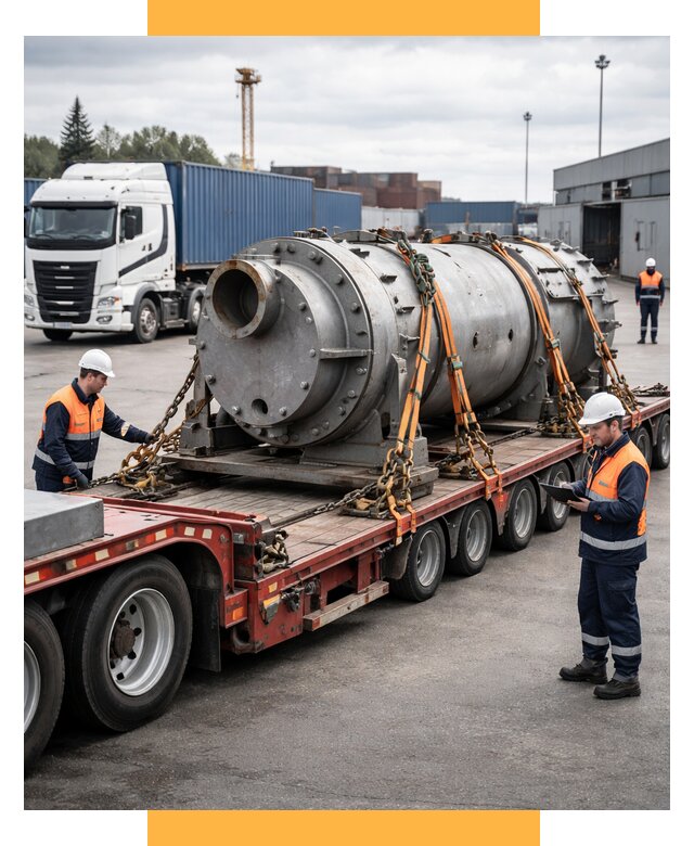 Перевозка тяжеловесных грузов под ключ от 154320 р. | СетСервис-Тар